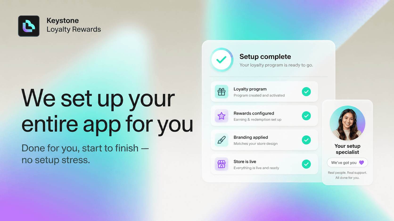 Done-For-You Loyalty Programs: Let Our Experts Build, Launch & Run Your Shopify Rewards