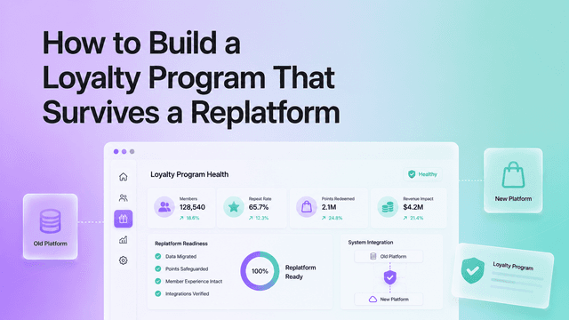 How to Build a Loyalty Program That Survives a Replatform