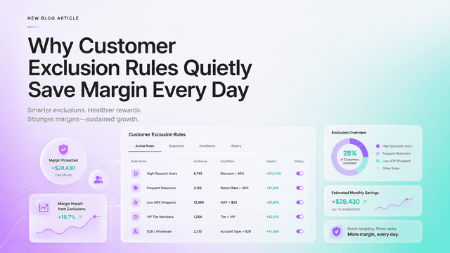 Why Customer Exclusion Rules Quietly Save Margin Every Day
