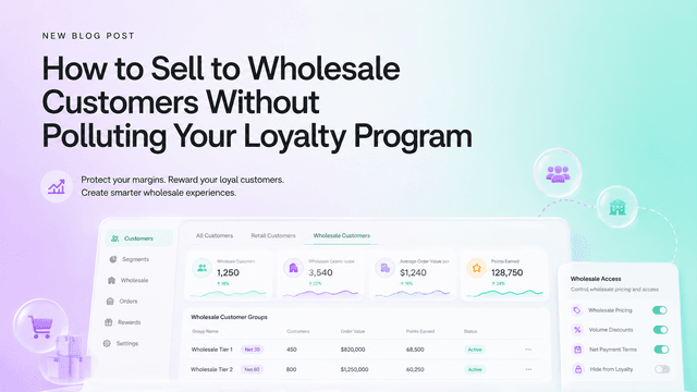 How to Sell to Wholesale Customers Without Polluting Your Loyalty Program