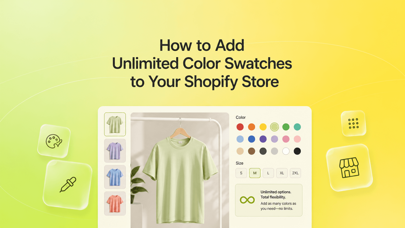 How to Add Unlimited Color Swatches to Your Shopify Store