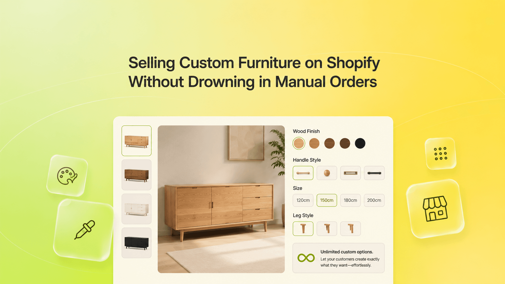 Selling Custom Furniture on Shopify Without Drowning in Manual Orders