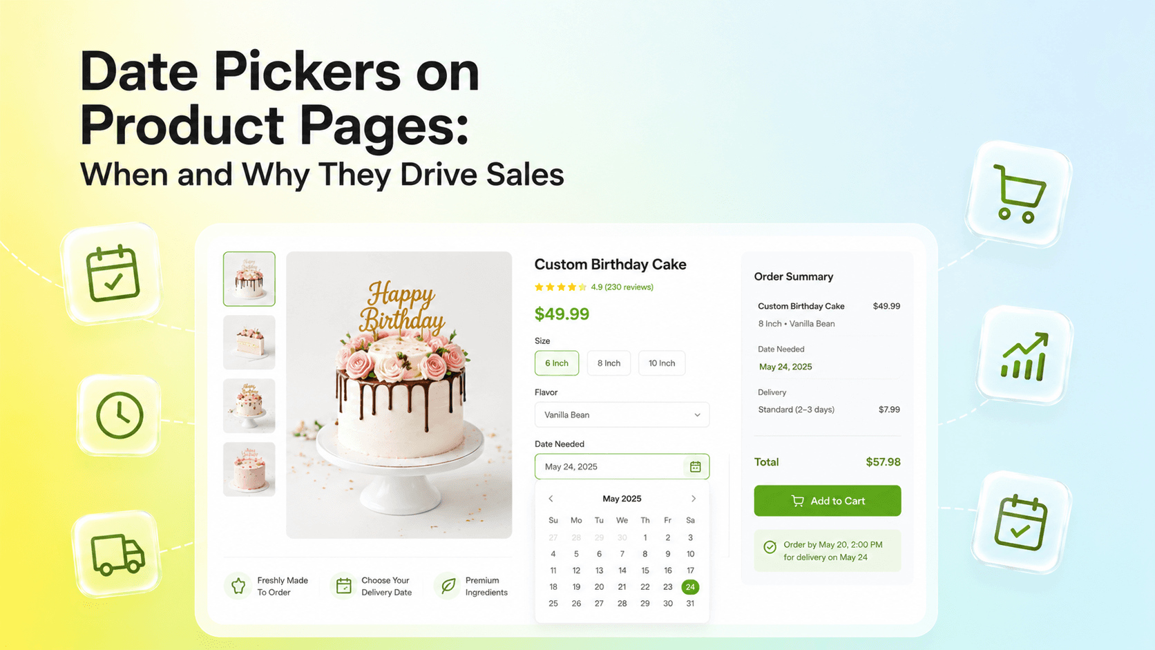 Date Pickers on Product Pages: When and Why They Drive Sales