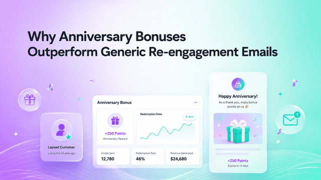 Why Anniversary Bonuses Outperform Generic Re-engagement Emails