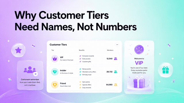 Why Customer Tiers Need Names, Not Numbers