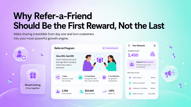Why Refer-a-Friend Should Be the First Reward, Not the Last