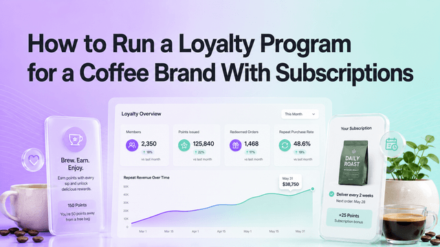 How to Run a Loyalty Program for a Coffee Brand With Subscriptions