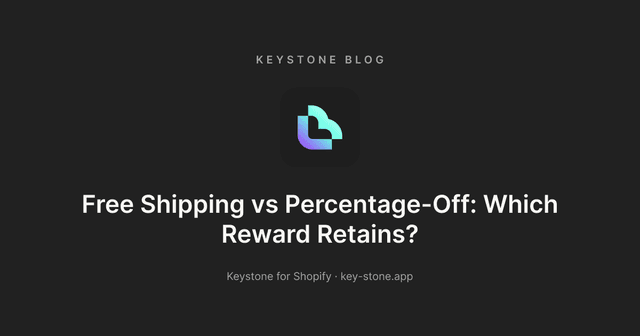 Free Shipping vs Percentage-Off: Which Reward Retains?