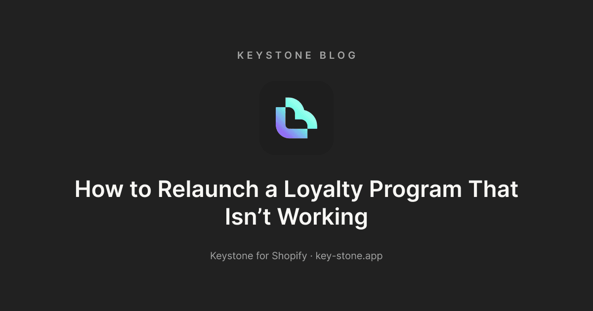 How to Relaunch a Loyalty Program That Isn't Working