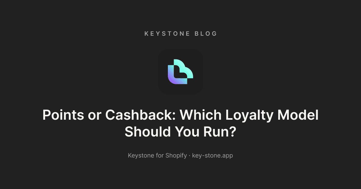 Points or Cashback: Which Loyalty Model Should You Run?
