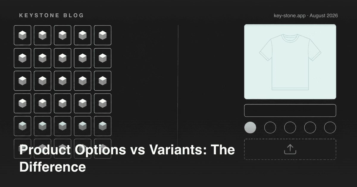 Product Options vs Variants on Shopify: What's the Difference?