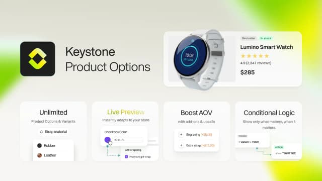 How to Offer Unlimited Product Options and Variants with Keystone